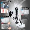 imageHylaea Quarter Athletic Running Socks for Men ampamp Women Cushion Moisture Wicking Socks for Cycling Sport No Blister Coolmax Ankle White Large