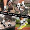 imageHylaea Quarter Athletic Running Socks for Men ampamp Women Cushion Moisture Wicking Socks for Cycling Sport No Blister Coolmax Ankle White Large