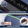 image:imageHylaea Compression Ankle Socks for Running Athletic Seamless Toe Moisture Wicking LYCRA Fabric Sport Socks for Daily WearBlue 6 Pairs