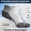 image:imageHylaea Compression Ankle Socks for Running Athletic Seamless Toe Moisture Wicking LYCRA Fabric Sport Socks for Daily WearGrey 6 Pairs