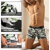 image:imageHylaea Mens Bamboo Boxer Briefs Breathable Moisture Wicking Underwear No Ride Up With 3D Pouch SupportCamouflage