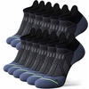 image:imageHylaea Compression Ankle Socks for Running Athletic Seamless Toe Moisture Wicking LYCRA Fabric Sport Socks for Daily WearBlue 6 Pairs